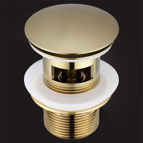 Донный клапан Elghansa WASTE SYSTEMS WBT-122-Bronze для раковины с переливом, бронза купить в интернет магазине Санрай73