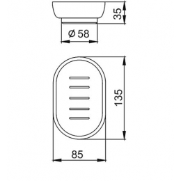 Мыльница стекло