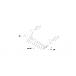 Универсальная полка EUROPA FIXSEN