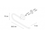 Полукольцо для полотенец KVADRO FIXSEN