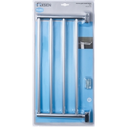 Полотенцедержатель 4-х трубный KVADRO FIXSEN