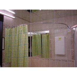 Карниз для ванны Парус 1,20х1,80 металл хром