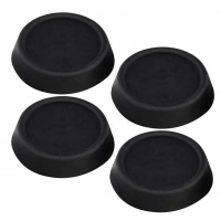 Подставка для стиральной машины полимер (4шт) круг черный