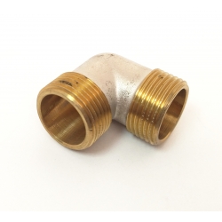 Угольник 1"нр латунный