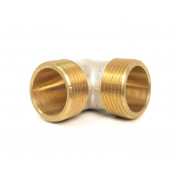 Угольник 1"нр латунный