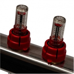 STOUT Коллектор из нержавеющей стали в сборе с расходомерами 13 вых.