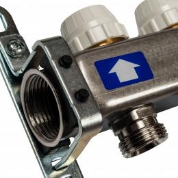 Коллекторная группа Stout SMS-0917 1"х3/4" 13 выходов, с расходомерами