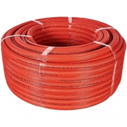 SPI-0003-002028 STOUT 20х2,8 (бухта 100 метров) PEX-a труба из сшитого полиэтилена с кислородным слоем, серая в теплоизоляции (красная)