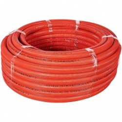 SPI-0003-002535 STOUT 25х3,5 (бухта 50 метров) PEX-a труба из сшитого полиэтилена с кислородным слоем, серая в теплоизоляции (красная)