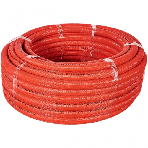 SPI-0003-002535 STOUT 25х3,5 (бухта 50 метров) PEX-a труба из сшитого полиэтилена с кислородным слоем, серая в теплоизоляции (красная) купить в интернет магазине Санрай73