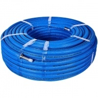 SPI-0004-001622 STOUT 16х2,2 (бухта 100 метров) PEX-a труба из сшитого полиэтилена с кислородным слоем, серая в теплоизоляции (синяя)