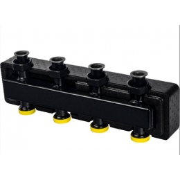 Коллектор стальной распределительный STOUT SDG-0017 DN 25, 2(3) контура