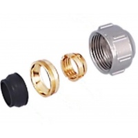 Фитинг компрессионный евроконус Stout SFC-0027 для медных труб 15х1,0 х 3/4"