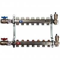 Коллекторная группа Stout SMS-0912 1"х3/4" 7 выходов, без расходомеров