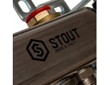 Коллекторная группа Stout SMS-0912 1"х3/4" 7 выходов, без расходомеров