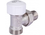 Клапан термостатический со сгоном угловой 1/2 х 3/4 ЕК НР/НР  STOUT