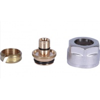 Фитинг компрессионный евроконус 16х2,6 х 3/4" Stout SFC-0026 для труб PEX-AL-PEX