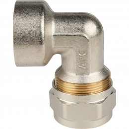 Угольник 26мм х 1"вр Stout обжим для металлопластиковых труб