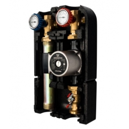 Насосная группа STOUT SDG-0001 с прямым контуром 1", с насосом Grundfos UPSO 25-65