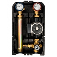 Насосная группа STOUT SDG-0002 с 4-х ходовым термостатическим клапаном 1", с насосом Grundfos UPSO
