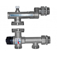 Насосно-смесительный узел STOUT с термостатическим клапаном 20-55°C, без насоса