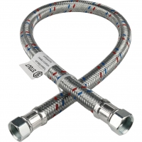 Гибкая подводка д/воды 1м 3/4 г х 3/4 г сталь STOUT