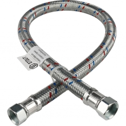 Гибкая подводка д/воды 1м 3/4 г х 3/4 г сталь STOUT