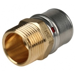 Соединение 32мм х 1"нр Stout пресс, для металлопластиковых труб