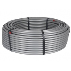 Труба стабильная 20x2,9 PE-Xc/Al/PE-Xc STOUT серая (100 м)
