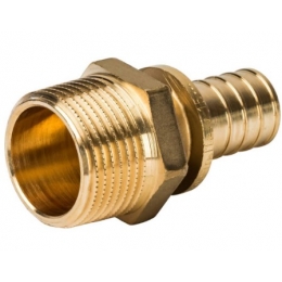 Переходник 25мм х 1"нр Stout аксиальный для труб из сшитого полиэтилена