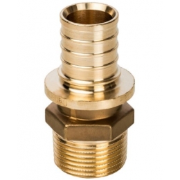 Переходник 32мм х 1"нр Stout аксиальный для труб из сшитого полиэтилена