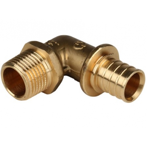 Угольник 20мм х 1/2"нр Stout аксиальный для труб из сшитого полиэтилена купить в интернет магазине Санрай73