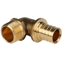 Угольник 32мм х 1"нр Stout аксиальный для труб из сшитого полиэтилена