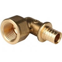 Угольник 16мм х 1/2"вр Stout аксиальный для труб из сшитого полиэтилена