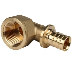 Угольник 25мм х 1"вр Stout аксиальный для труб из сшитого полиэтилена