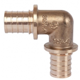 Угольник 32мм х 32мм Stout аксиальный для труб из сшитого полиэтилена