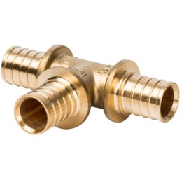 Тройник 32мм х 32мм х 32мм Stout аксиальный для труб из сшитого полиэтилена