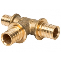 Тройник 20мм х 20мм х 16мм Stout аксиальный для труб из сшитого полиэтилена