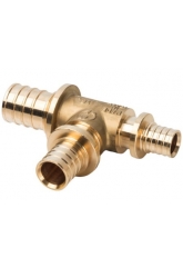 Тройник 25мм х 20мм х 16мм Stout аксиальный для труб из сшитого полиэтилена