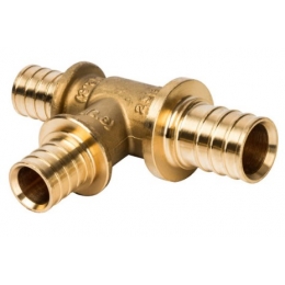 Тройник 25мм х 20мм х 20мм Stout аксиальный для труб из сшитого полиэтилена