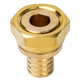 Переходник 16мм х 1/2"накидная гайка Stout аксиальный для труб из сшитого полиэтилена