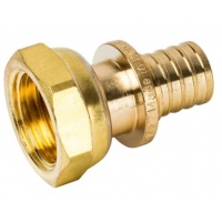 Переходник 16мм х 1/2"накидная гайка Stout аксиальный для труб из сшитого полиэтилена