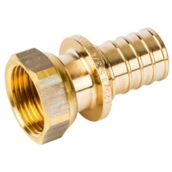 Переходник 25мм х 3/4"накидная гайка Stout аксиальный для труб из сшитого полиэтилена