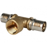 Тройник 20мм х 3/4"вр х 20мм Stout пресс, для металлопластиковых труб