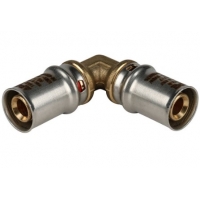 Угольник 16мм х 16мм Stout пресс, для металлопластиковых труб