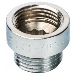 Удлинитель 1/2"ВН х 10мм Stout хромированный латунный