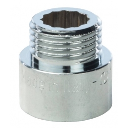 Удлинитель 1/2"ВН х 15мм Stout хромированный латунный