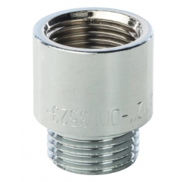 Удлинитель 1/2"ВН х 20мм Stout хромированный латунный