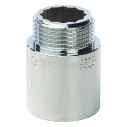 Удлинитель 3/4"ВН х 30мм Stout хромированный латунный