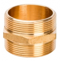 Ниппель латунный Stout 4"нр х 4"нр